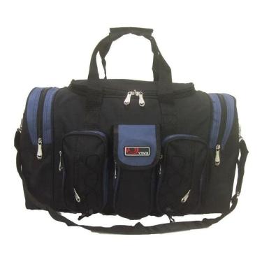 Imagem de Bolsa Mala Viagem Sacola Média Reforçada Esportiva Azul