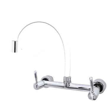 Imagem de Misturador De Parede Tubo Flexível Branco 1/4 Volta 3168 C61