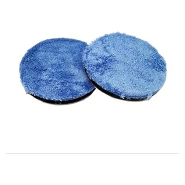 Imagem de BYYINGSUS Almofada de polimento de microfibra de 3/4/5/6/7 polegadas para polimento de carroçarias, rodas de polimento de microfibra para polidor de carro