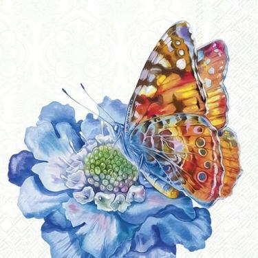 Imagem de Guardanapo para Decoupage Ihr 33x33 Borboleta Graciosa C/ 2 Unidades -
