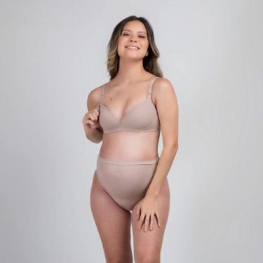 Imagem de Sutiã de Amamentar com Bojo SPC Sutia com Bojo Soft Amamentação Alças 