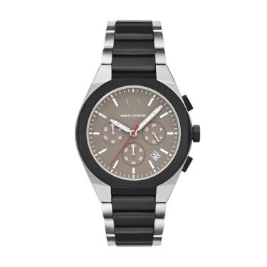 Imagem de Armani Exchange Relógio masculino A|X Sync cronógrafo de aço inoxidável em dois tons (modelo: AX4199)