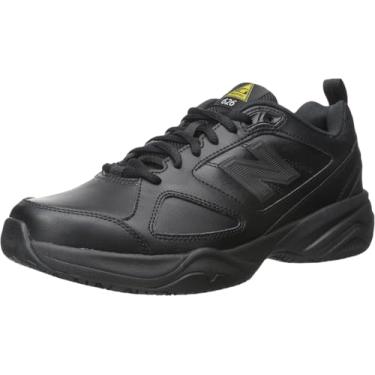Imagem de New Balance Tênis industrial masculino antiderrapante 626 V2, Preto/preto, 41