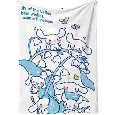 Imagem de Cobertor SANMU Flannel Cinnamoroll Smile Soft 300g