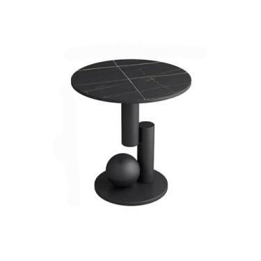 Imagem de Mesa de centro pequena mesa auxiliar, mesa de centro pequena de metal sobre bandeja adequada para casa, sala de jantar ou sala de estar mesas de centro para cafés e estudos mesa de centro pequena