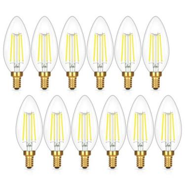Imagem de Lâmpadas LED Brightever E12 Candelabra 6W 5000K 620lm 12pk