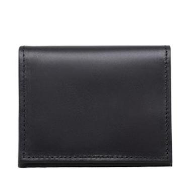 Imagem de Carteira Em L Masculina Couro Porta Documentos Repartiçoes Cartoes Cédulas CNH Lisa Basica Grande-Masculino