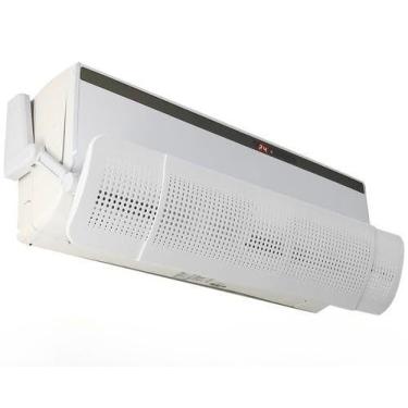 Imagem de Defletor Ar Condicionado Ajustável Lateral Direciona Vento 71cm ~ 106cm - Modelo de Encaixe Não Cola