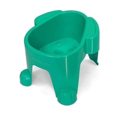 Imagem de Comedouro Plástico Elevado para Cães Postura Correta (Verde, 1000ML)