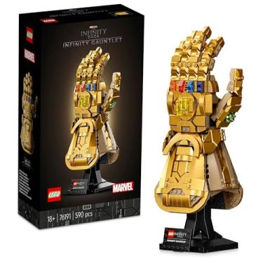 Imagem de LEGO 76191 Marvel luva infinita, casaco da luva de thanos dos Vingadores, presente para homens e mulheres e frans de super-heróis, conjunto de construção para adultos colecionável
