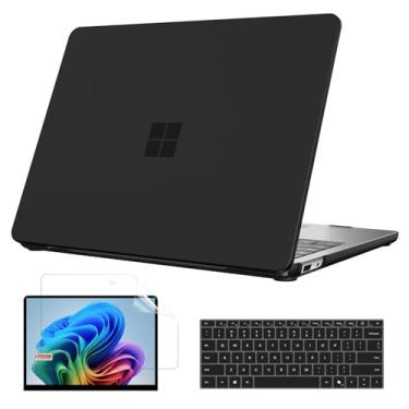 Imagem de B BELK Capa para Microsoft Surface Laptop 13 polegadas Touchscreen Copilot+ PC 2025 Modelo: 2095, capa rígida de plástico + capa de teclado + protetor de tela para Microsoft Surface de 13 polegadas