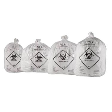 Imagem de Saco De Lixo Infectante 50 Litros Branco Qualidade