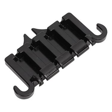 Imagem de RiToEasysports Peças Traseiras de Ponte de Baixo Elétrico de 4 Cordas Com Parafusos Peças de Reposição de Guitarra de Metal (Preto)