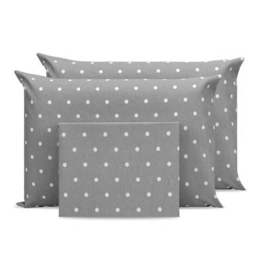 Imagem de Lençol Super King 3 Pçs Estampado C/ Fronhas Percal 180 Fios Coleção 2