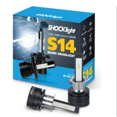Imagem de Kit led nano s14 h3 3600lm 6000k - SHOCKLIGHT