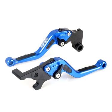 Imagem de ONE.K.S Manete de freio de motocicleta CNC de fibra de carbono para Kawasaki ZX4R ZX4RR Z900 Z650 Ninja650 ER-6F VERSYS 650/1000 Vulcan/S Alavanca de embreagem de freio (azul)