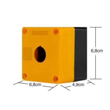Imagem de Botoeira De Emergência Com Caixa De Sobrepor Amarela Lorben