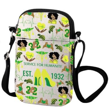 Imagem de Bolsa tiracolo CEP Ideias de presente com letra grega bolsa de ombro presente de irmandade presentes de formatura, Humanidade