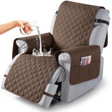 Imagem de Capa para móveis: poltrona reclinável impermeável TAOCOCO 71 cm, marro