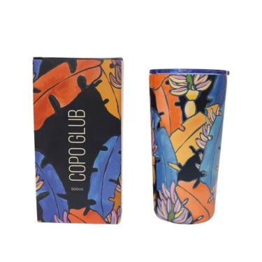 Imagem de Copo Farm Glub Banana Flora 500Ml