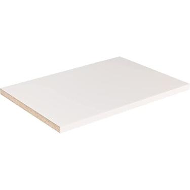 Imagem de B&B HARDWARE Prateleiras de armário – Melamina 1/2'' de espessura – Organizar espaço personalizado com prateleiras elegantes de melamina – Solução perfeita para casa e escritório – Corte no tamanho
