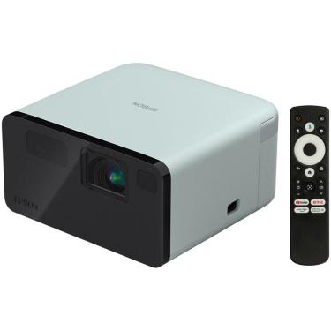 Imagem de Projetor Laser Smart EpiqVision EF-21G Smart Streaming Resolução 1920x1080 Alto-falante integrado Wi-Fi e Bluetooth USB HDMI Verde Opala
