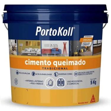 Imagem de Cimento Queimado Portokoll 5KG Geada - Sika