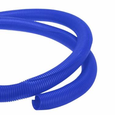 Imagem de DMiotech Tubo dividido de tear de fio de 3 m, 5 cm, protetores de cabo de conduíte flexível para animais de estimação para escritório, casa, jardim, azul