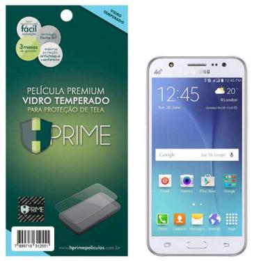 Imagem de Pelicula de Vidro temperado 9h HPrime para Samsung Galaxy J5, Hprime, Película Protetora de Tela para Celular, Transparente