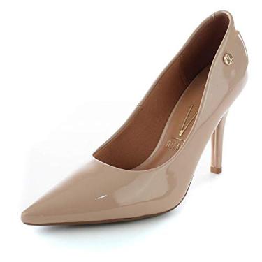 Imagem de Sapato Feminino Vizzano Scarpin Salto Fino Alto Bege 36