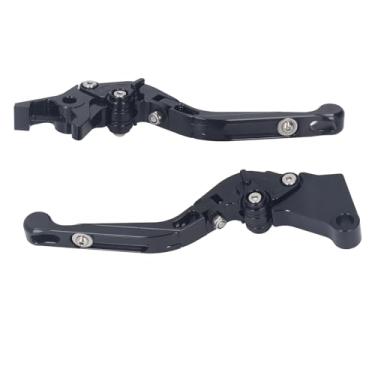 Imagem de Akozon 1 par de Motocicleta Ajustável Alavanca de Freio de Embreagem para S1000RR, S1000R, F900R, F900XR, F850GS, F750GS, S1000XR (Preto)