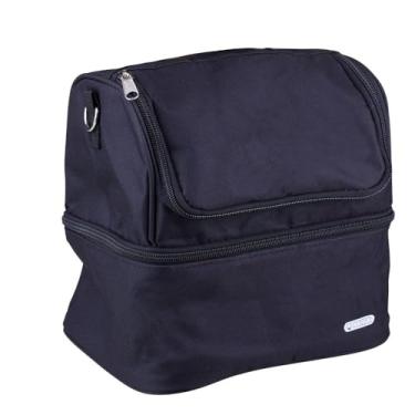 Imagem de Lancheira Térmica Cazza com 2 Compartimentos Preta