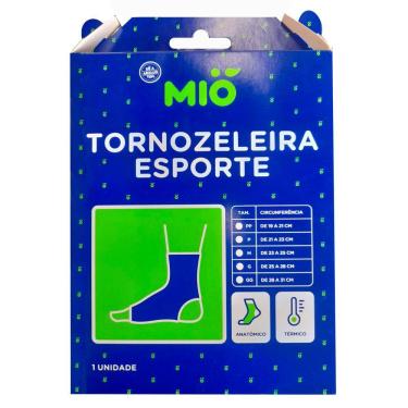 Imagem de Tornozeleira Esporte Mió Tamanho P Cor Grafite 1 Unidade