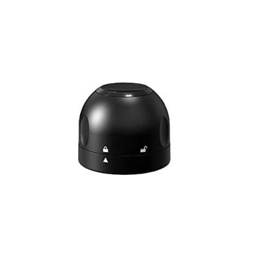 Imagem de Tampa de Pressâo para Champanhe Barplay em Plástico com trava 4x3cm Preto Fracalanza - Full Fit.