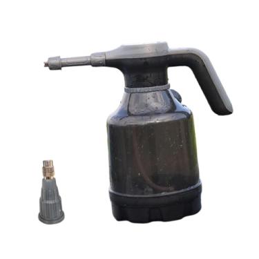 Imagem de Generic Pulverizador de espuma elétrico de 2,5 litros, pulverizador elétrico prático para jardim com carregamento USB para lavagem de automóveis e jardins, Bocal Cinza E Preto