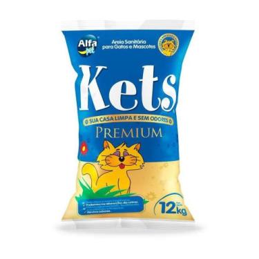 Imagem de Areia Premium Kets para Gatos 12kg - AlfaPet / Kets