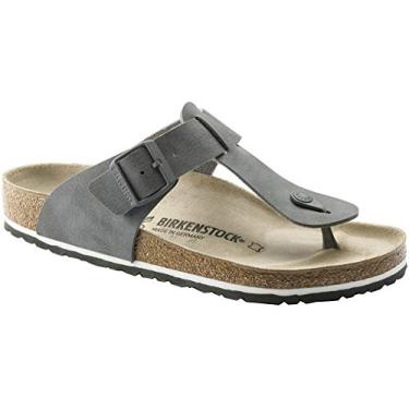 Imagem de Sandália masculina Medina Birkenstock, Desert Soil Gray Birko-flor, 11-11.5