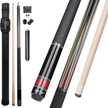 Imagem de CUEELF Bastão de taco de sinuca de baixa deflexão feito à mão para taco de bilhar profissional para tacos de bilhar para adultos