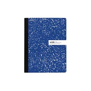 Imagem de Notebook de composição da marca Office Depot, 22,86 cm x 18,9 cm, pautado amplamente, 200 páginas (100 folhas), azul