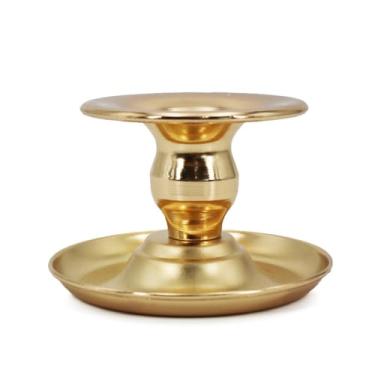 Imagem de Castiçal de ferro preto e branco base de vela de restaurante retrô suporte de castiçal de metal, 13, h