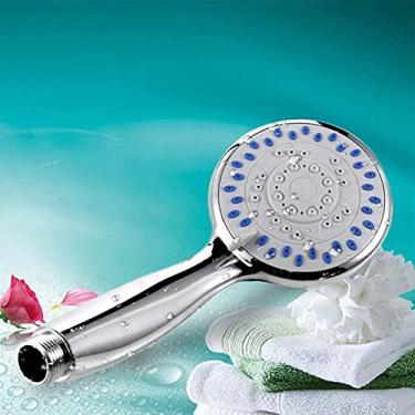 Imagem de YYBOES Chuveiro cabeça de chuveiro filtro de chuveiro elétrico cabeça de chuveiro de alta pressão LED de alta pressão função universal 3 modos cromado Handh
