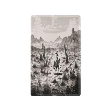 Imagem de Wassud Placa de cobertura para interruptor de luz, 1 capa de tomada em branco, placa de parede, preto e branco, decoração de casa, sala de estar, quarto, decoração