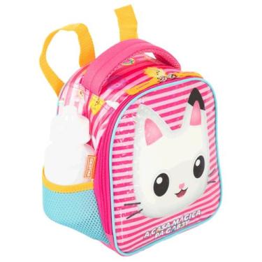 Imagem de Lancheira Infantil Escolar Creche A Casa Magica Gabby Oficial Sestini 