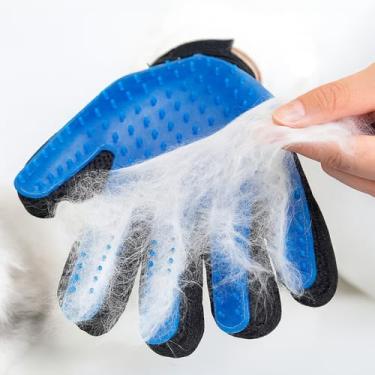 Imagem de Luva Pet Removedora de Pelos para Cachorros e Gatos – Escova Nano Magnética Desembaraça e Massageia