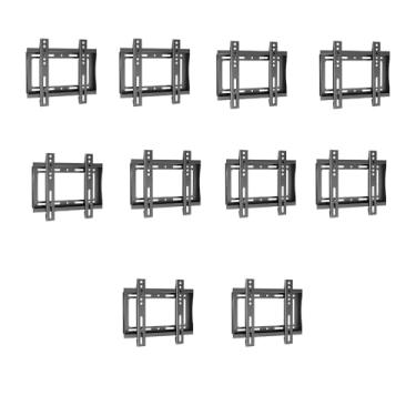 Imagem de Kit 10 Suporte Tv Fixo Parede Universal Tvs 14 A 55 Polegada