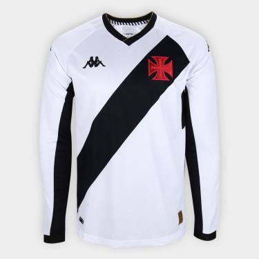 Imagem de Camisa Vasco da Gama II 23/24 s/n° Jogador Manga Longa Kappa Masculina-Masculino