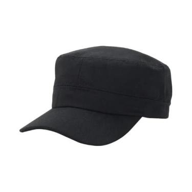 Imagem de Boné Militar Clássico Ajustável Unissex Estilo Flat Em Cinco Cores Mod