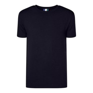 Imagem de Camiseta Reserva Slim Listra Modal Masculino Preto-Masculino