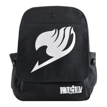 Imagem de Mochila escolar infantil Fairys Tails com impressão 3D de algodão e poliéster