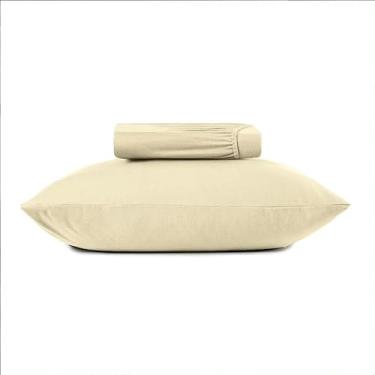 Imagem de Altenburg, Jogo Cama Solteiro 2 Pcs Fio Penteado Liso Altenburg Cor:Bege